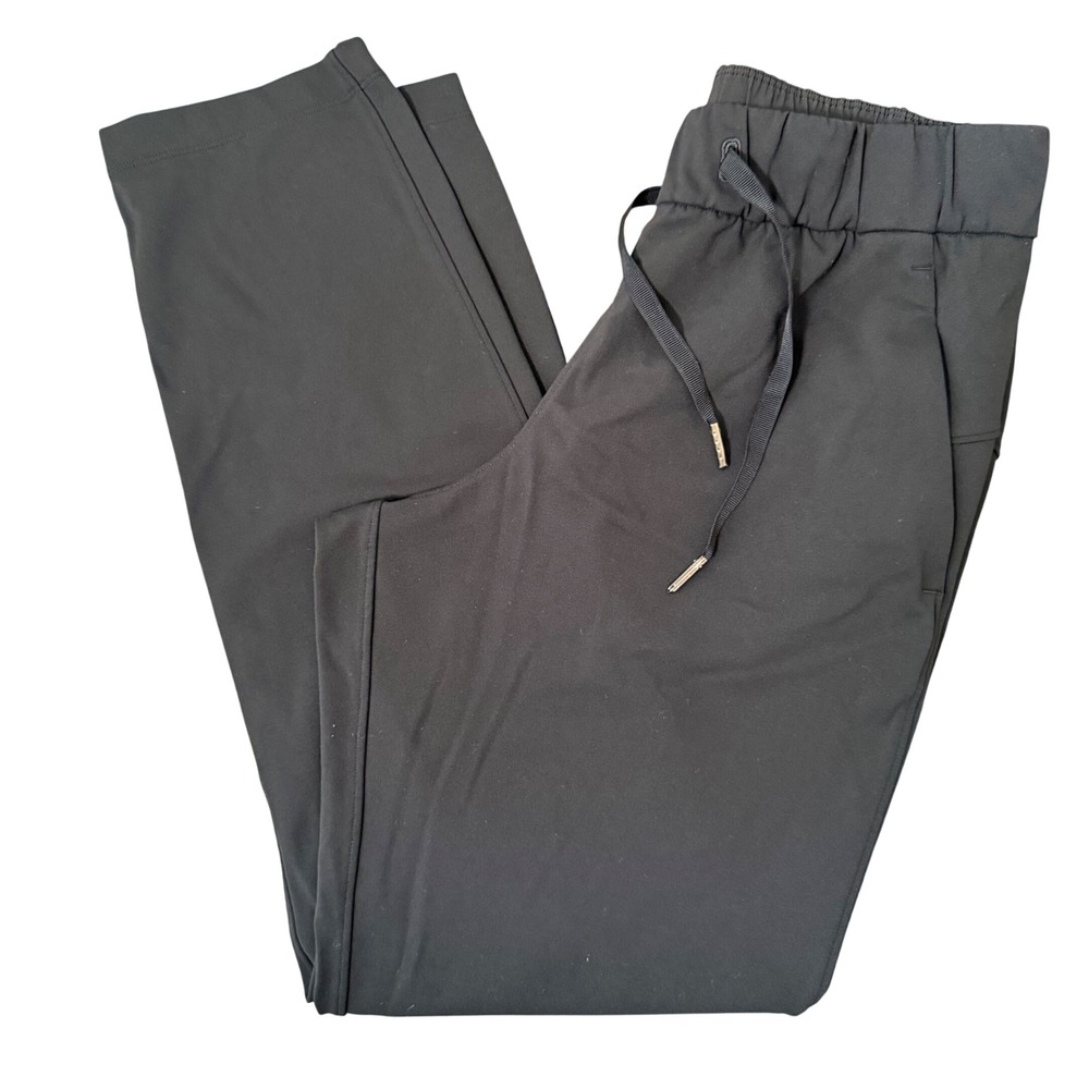 Lululemon‎ On The Fly 7/8 Pant Black (4) Travel Work to Weekend Casual Staple